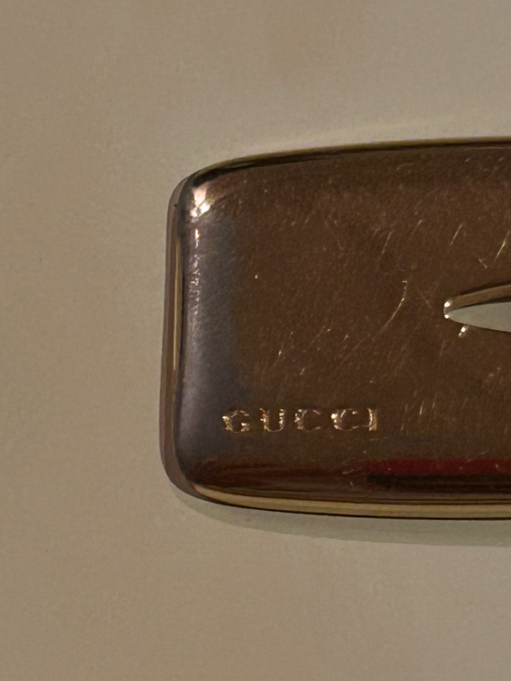 GUCCI Ivory Patent Vintage Leather WALLET - Picture 10 of 10